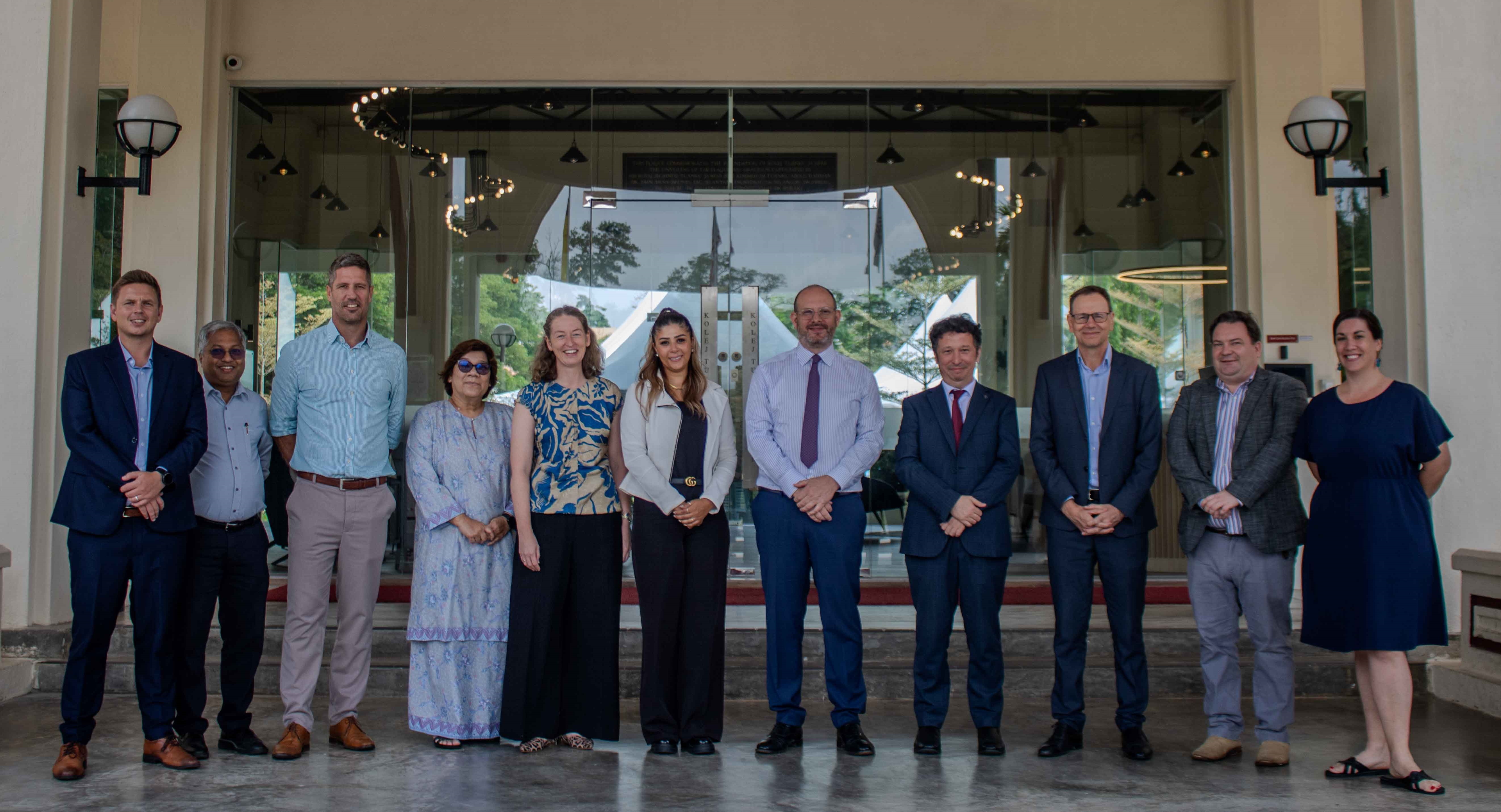 Three CIS evaluators visited KTJ for a well-long evaluation of all areas of the school. CIS evaluators pose for a group photo with KTJ's Senior Leadership Team.